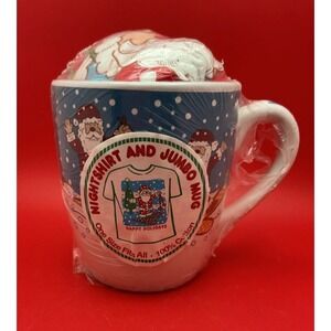 Santa Christmas‎ OS Nightshirt & Giant Mug - New